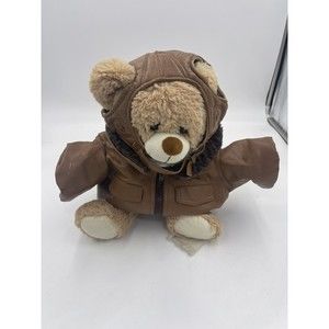 Inter American Brown Cream Bear Plush 16" Stuffed 2013 Pilot bear